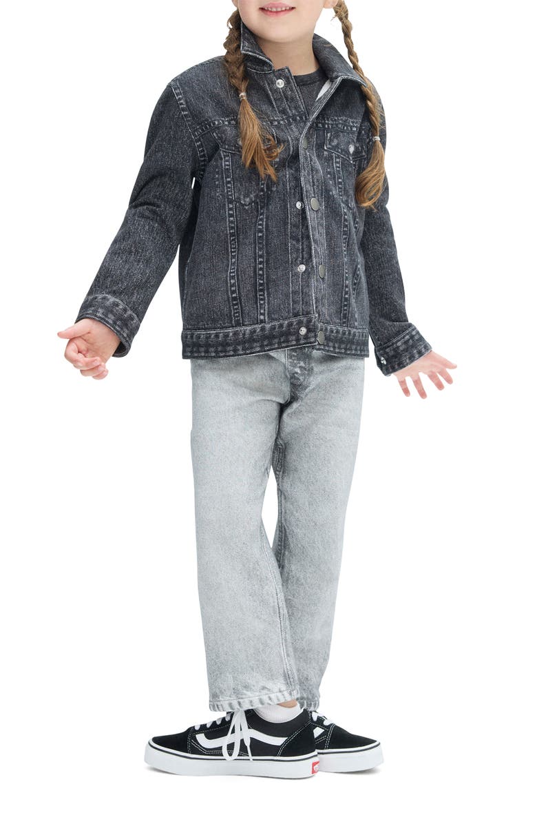 rag & bone Kids' Mini Miramar Trucker Jacket, Alternate, color, Fablk