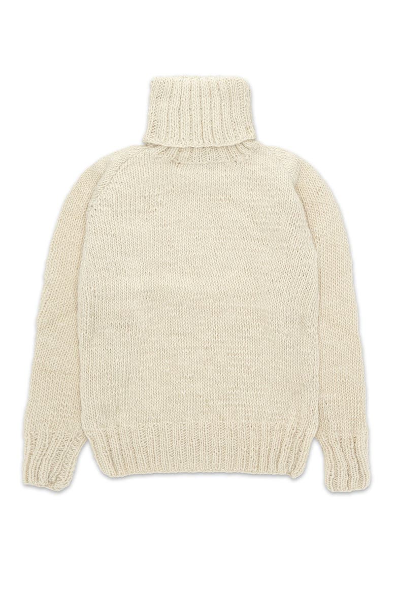 Merino Wool Turtleneck Pullover, Main, color, Ivory