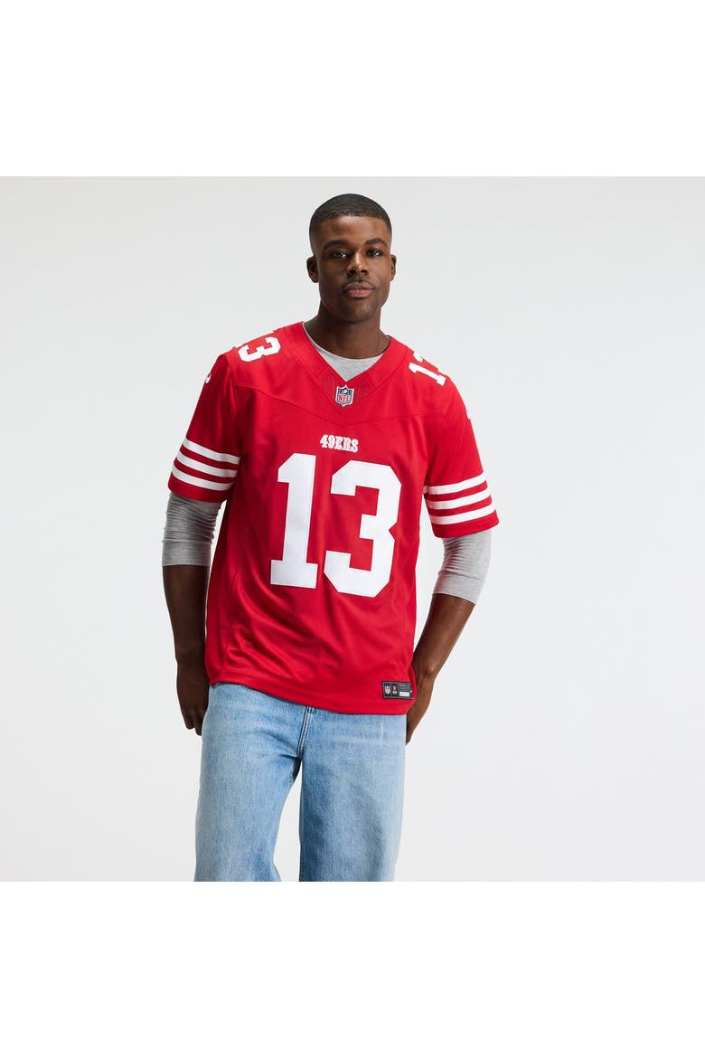 Men's Nike Brock Purdy Scarlet San Francisco 49ers Team Vapor F.U.S.E. Stitched Limited Jersey, Alternate, color, Scarlet