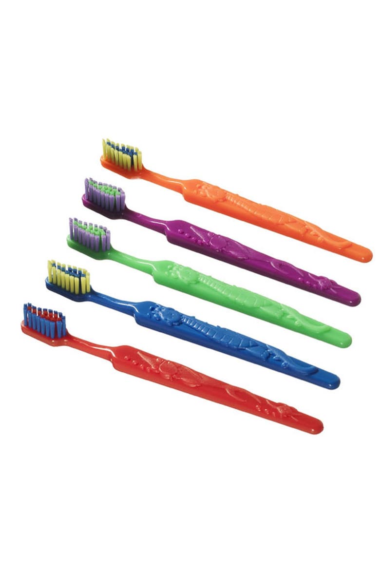 Toothbrush Rack with Toothbrushes & Covers, Alternate, color, Multicolored