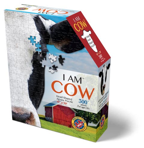 I Am Cow 300 Pieces Animal Shaped Jigsaw Puzzle
