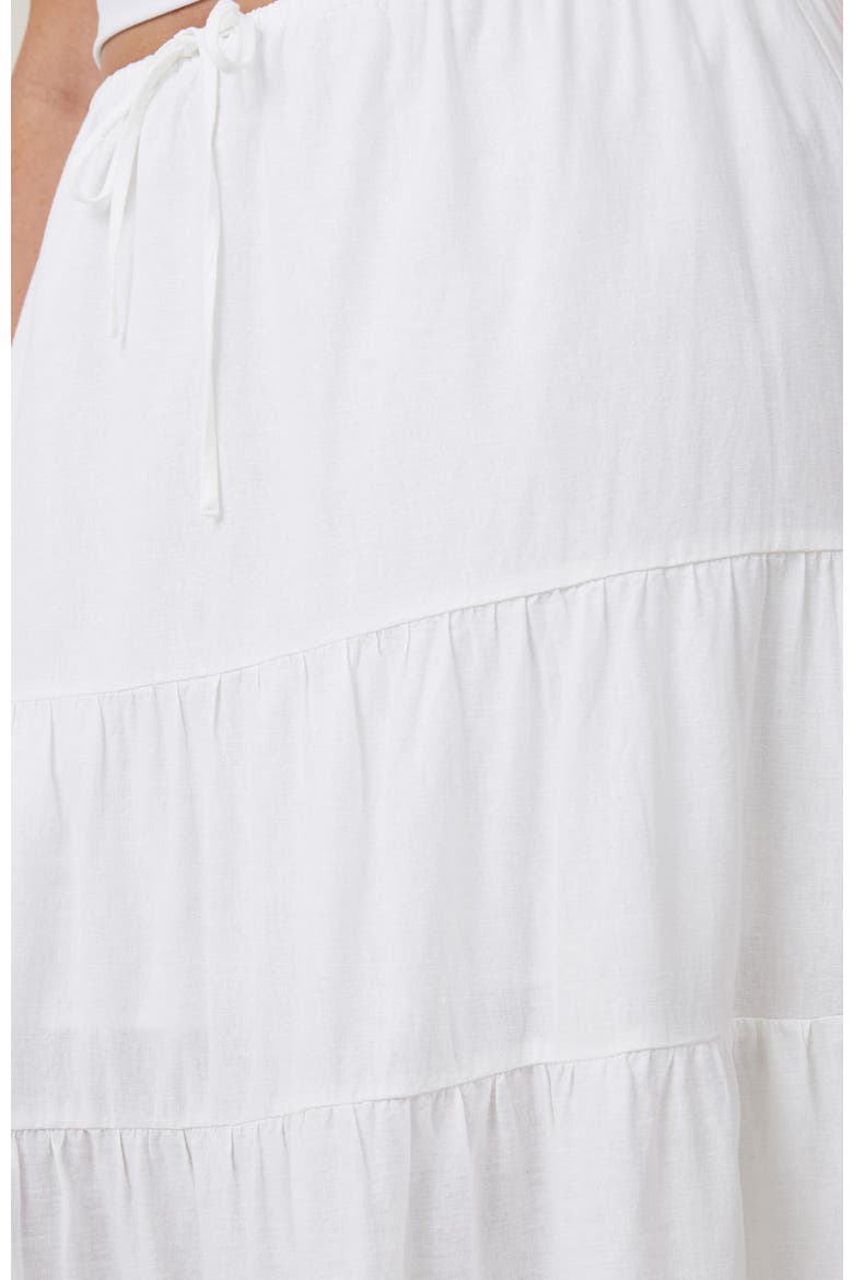 Women's Haven Tiered Maxi Skirt, Alternate, color, WHITE