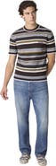 Missoni Striped Crew-neck Cotton T-shirt With Embroidered Logo Lettering