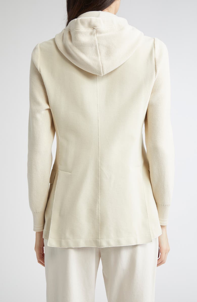 Eleventy Cotton Blend Blazer with Hooded Bib, Alternate, color,