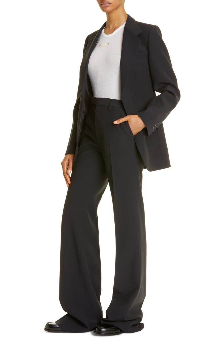 Maison Margiela One-Button Two-Piece Wool Blend Suit, Alternate, color,