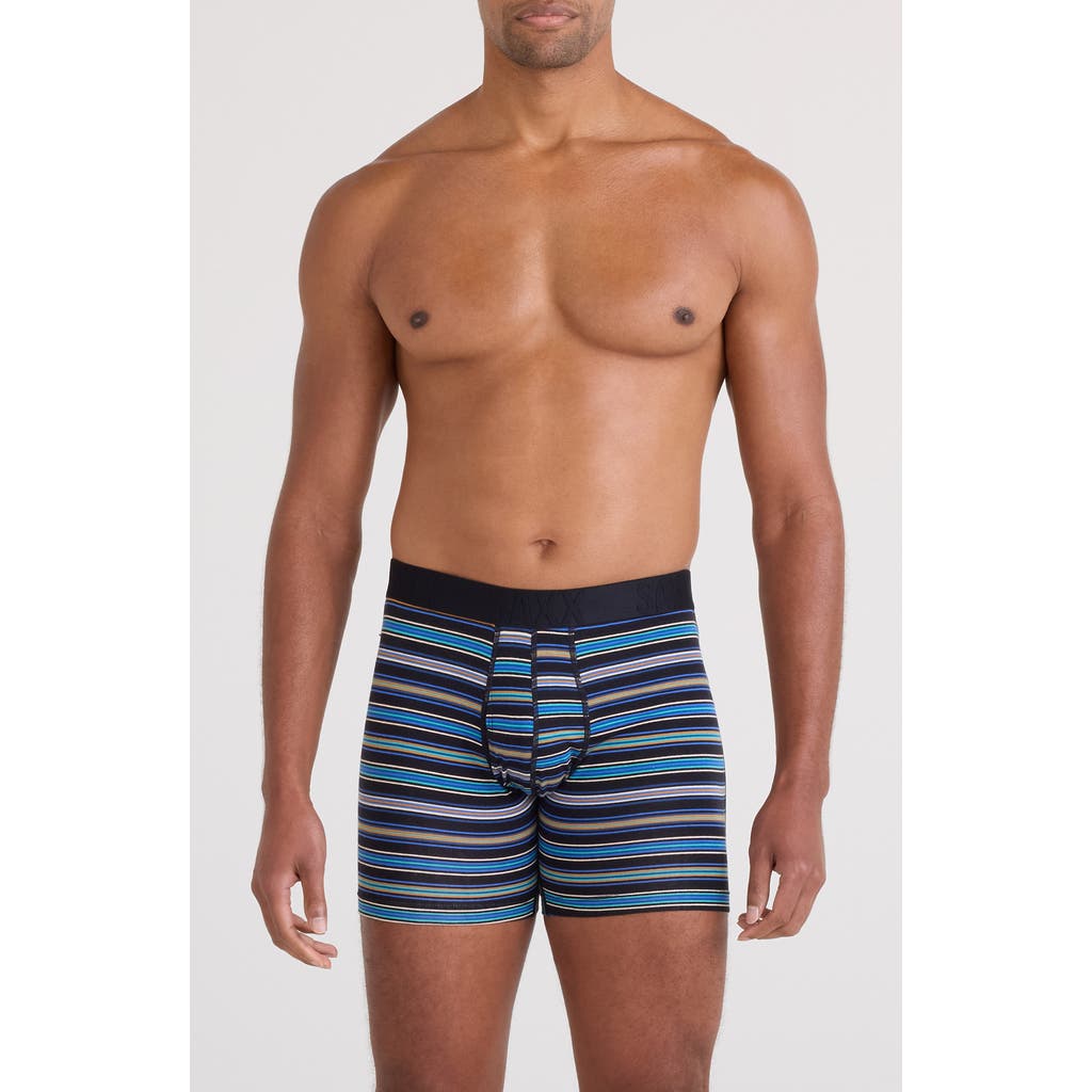 Saxx Assorted 2-pack Droptemp® Cooling Cotton Boxer Briefs In Blue