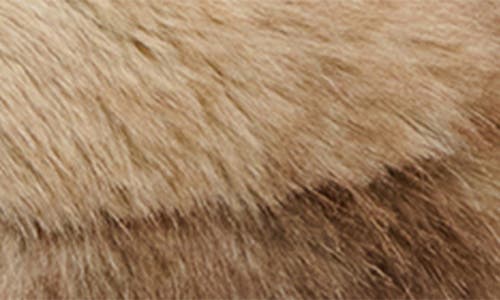 Apparis Misha Faux Fur Mule Slipper In Brown