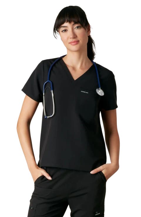 Bari 1-Pocket Scrub Top