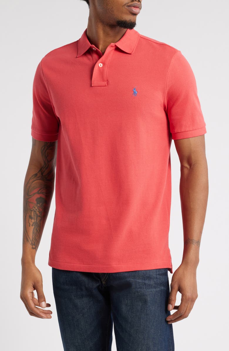 Polo Ralph Lauren The Iconic Cotton Piqué Polo, Main, color, 