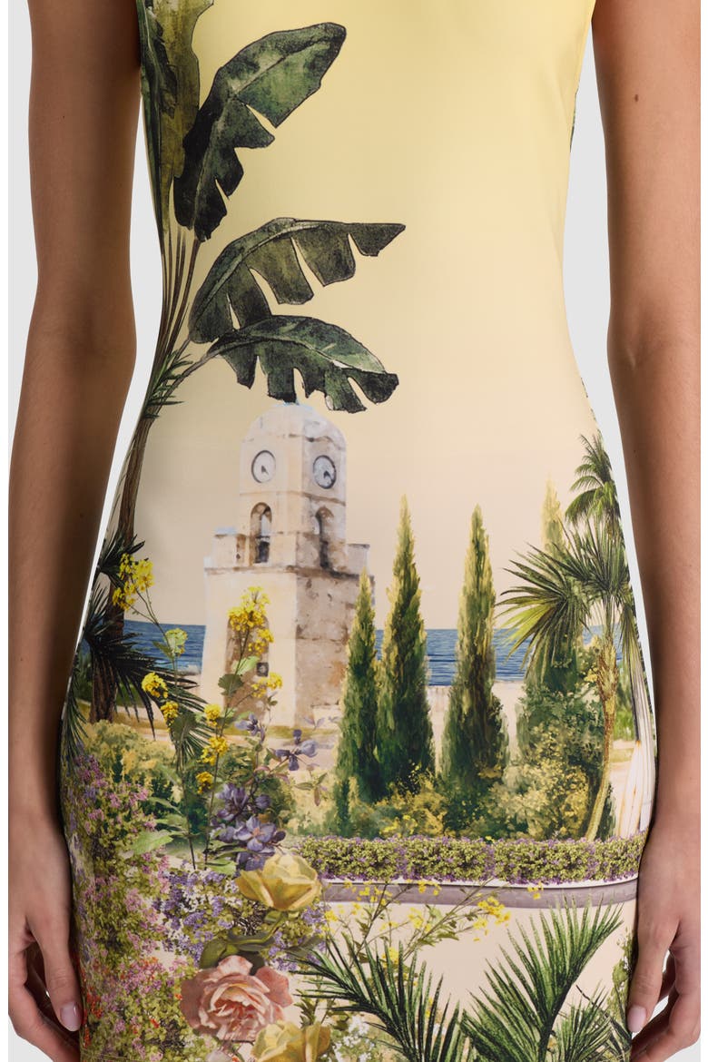 Wynell Landscape Print Sheath Minidress, Alternate, color, PURE PARADISE