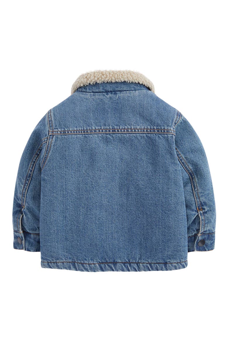 Kids' Borg Fleece Lined Denim Jacket, Alternate, color, DENIM