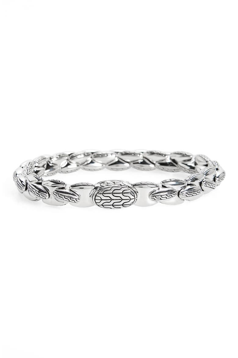Classic Chain 10mm Bracelet, Main, color, SILVER