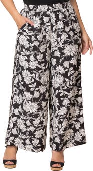 Kiyonna Eva Wide Leg Palazzo Pants