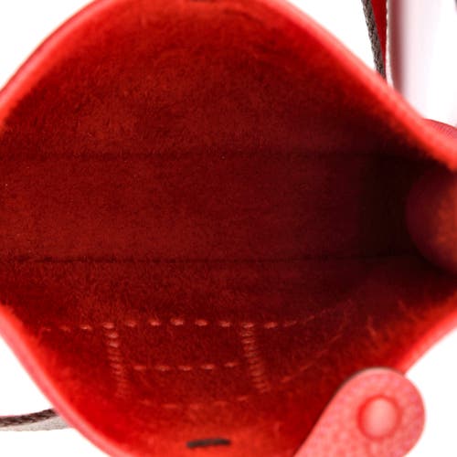 Pre-owned Hermes Hermes Evelyne Bag Gen Iii Clemence Tpm In Red