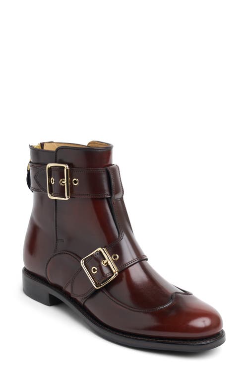 The Office Of Angela Scott Ms. Ripley Buckle Bootie In Multi