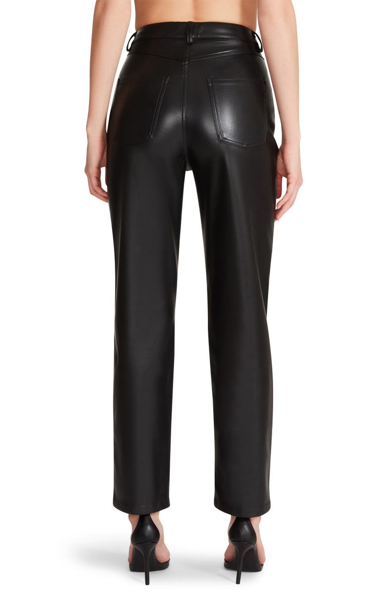 BB Dakota by Steve Madden Take A Break Faux Leather Ankle Pants, Alternate, color, 