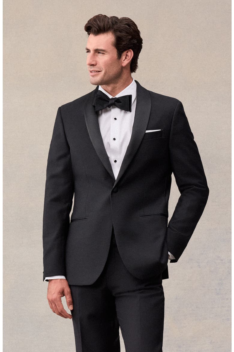 Shawl Tuxedo Jacket, Main, color, Black