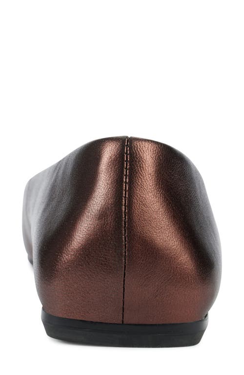 Donna Karan New York Kylee Ballet Flat In Dk Copper