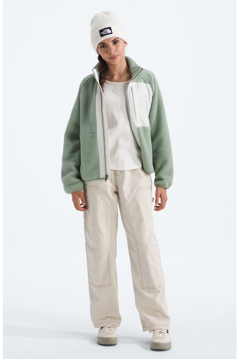 Kids' Yumiori Full Zip Fleece Jacket, Alternate, color, SLATE MOSS/ WHITE DUNE