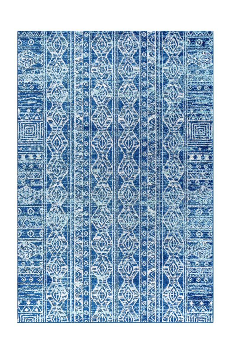 JONATHAN Y Modern Persian Boho Vintage  Area Rug, Alternate, color, Blue/Gray