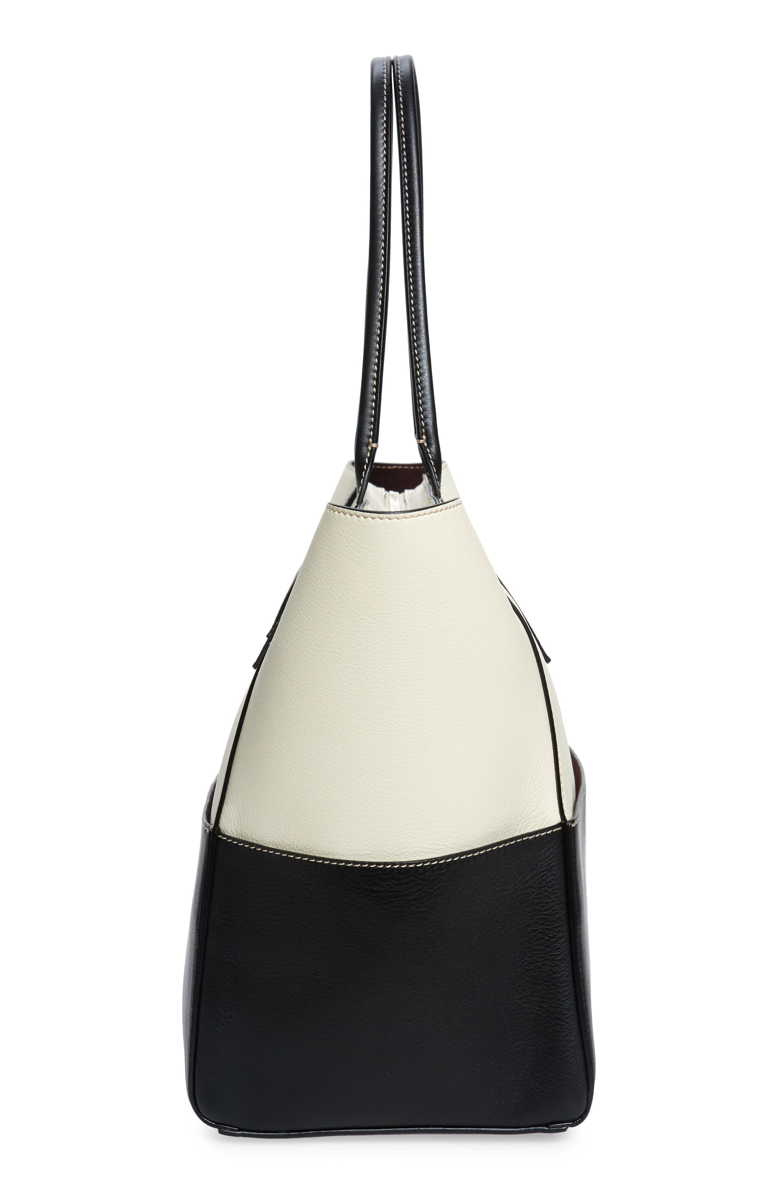 Métier London Small Incognito Cabas Leather Tote, Alternate, color, 