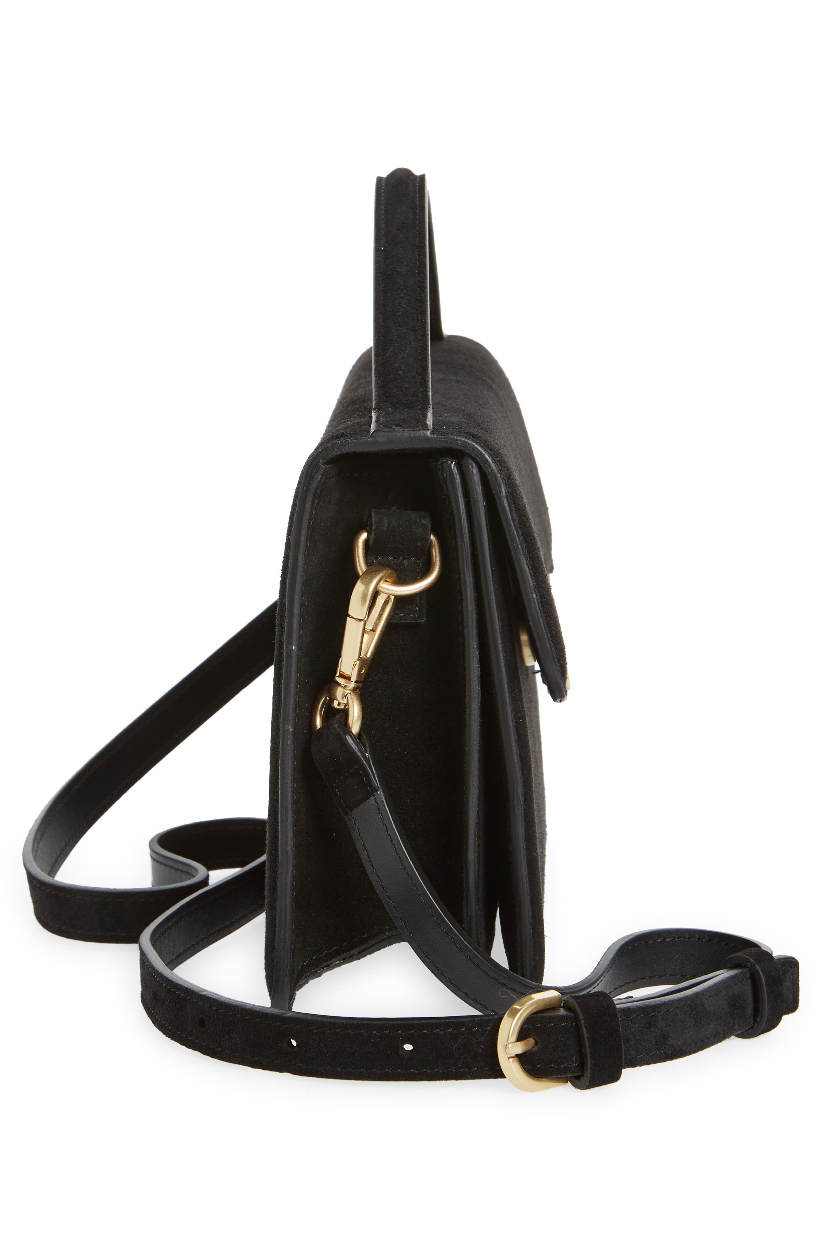 FRAME Le Signature Medium Leather Crossbody Bag, Alternate, color, 