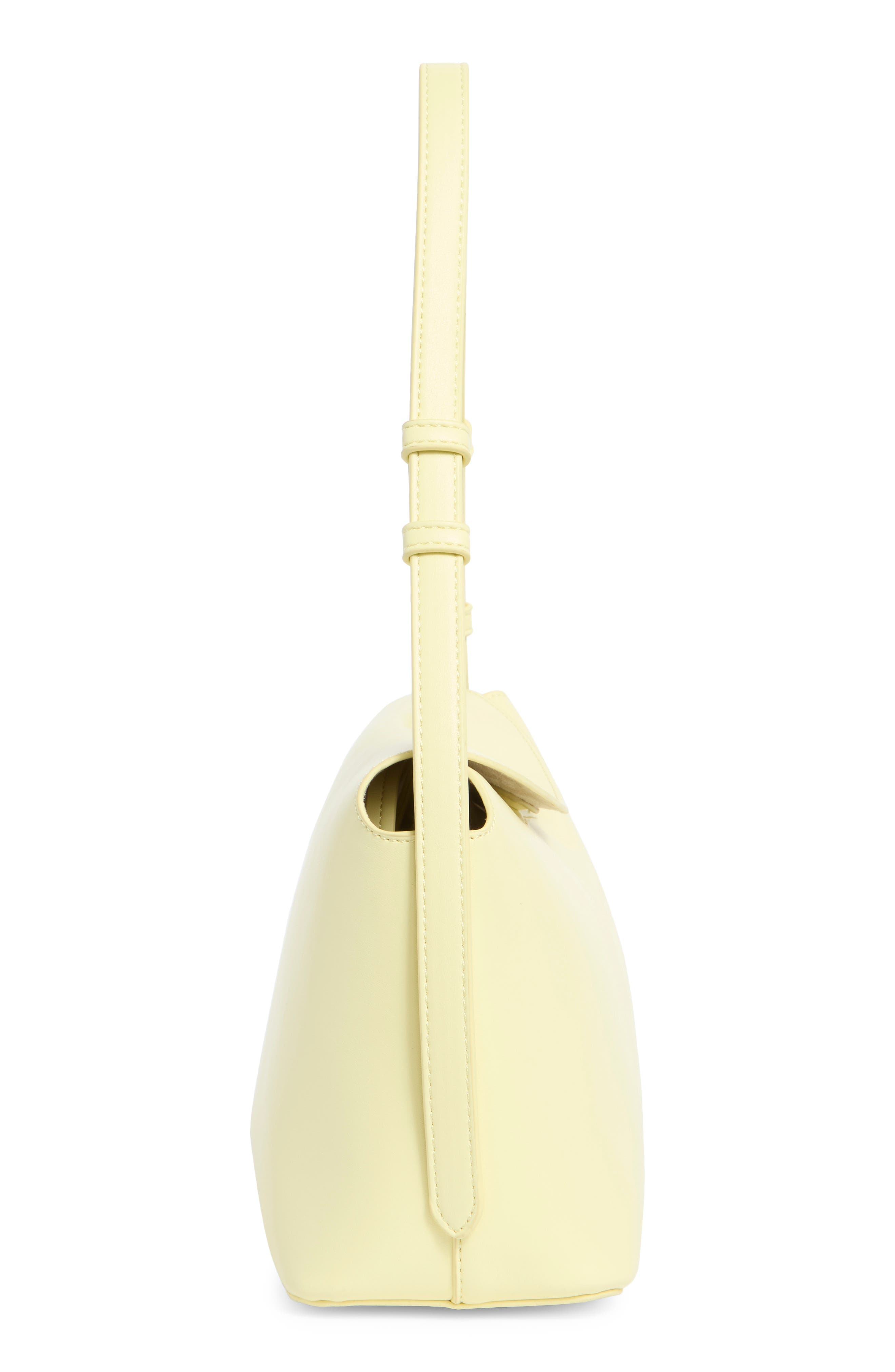 Overlap Flap Shoulder Bag, Alternate, color, LEMON