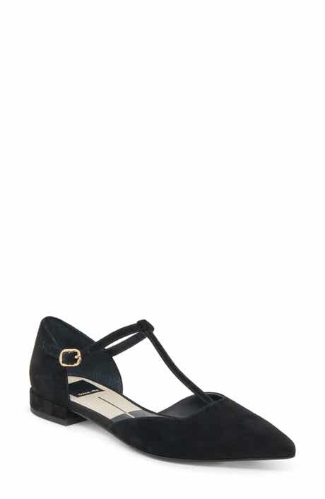 Dolce Vita Peaty T-Strap Pointed Toe Flat