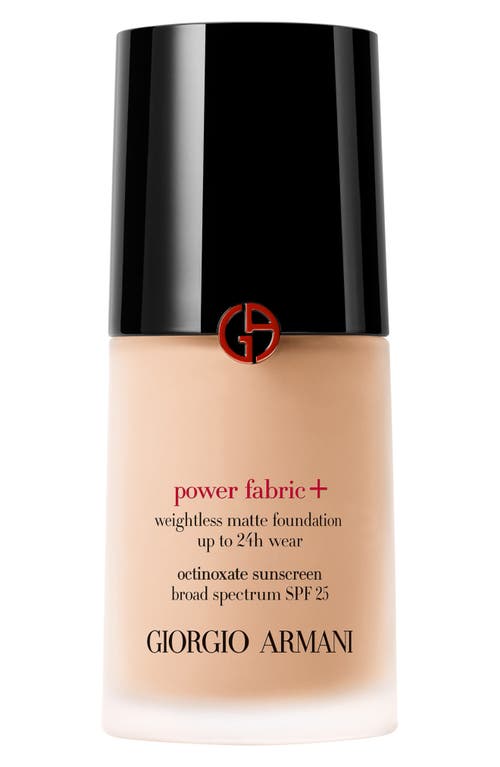 ARMANI beauty Power Fabric+ Foundation SPF 25 in 2.75