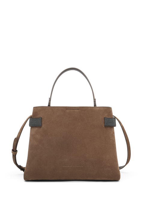 Suede Top-Handle Essence bag