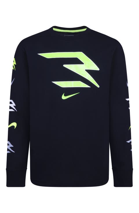 Kids' Ticker Tape Long Sleeve Graphic T-Shirt (Big Kid)