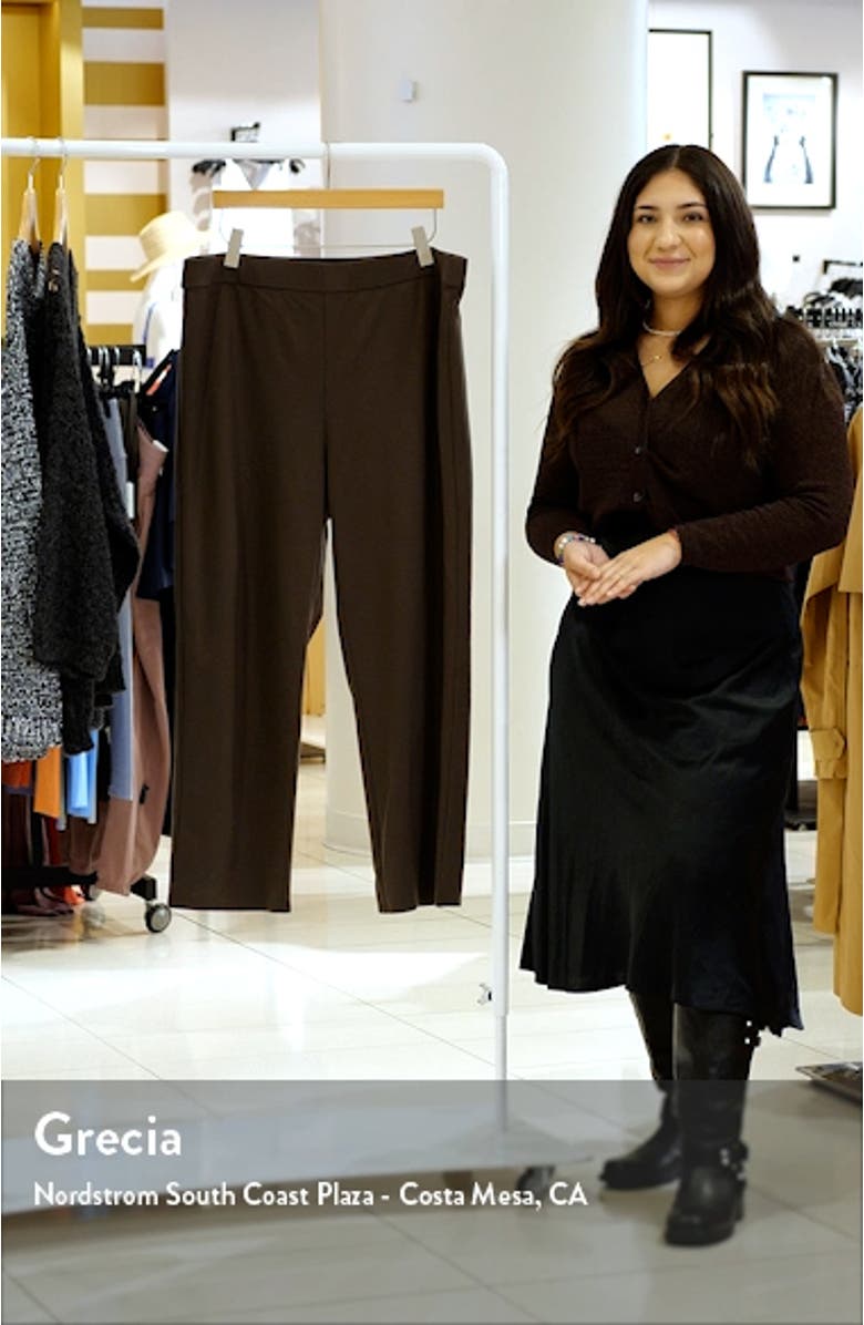 Stretch Ankle Straight Leg Pants, sales video thumbnail