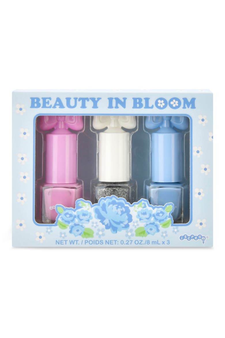 Kids' Beauty in Bloom 3-Piece Nail Polish Set, Main, color, MULTI