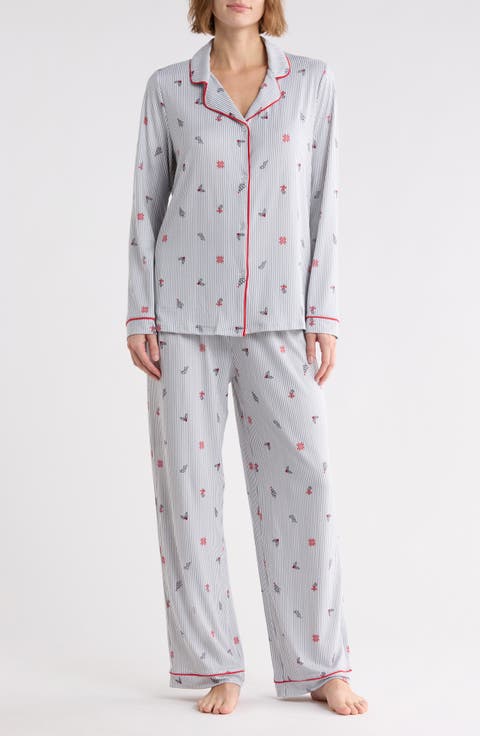 For Mom Holiday Stripe Matching Family Pajamas