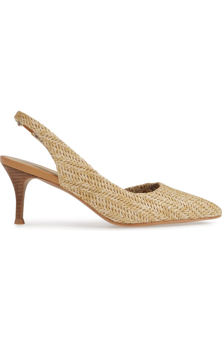 Seychelles Ornament Raffia Slingback Pump, Alternate, color,