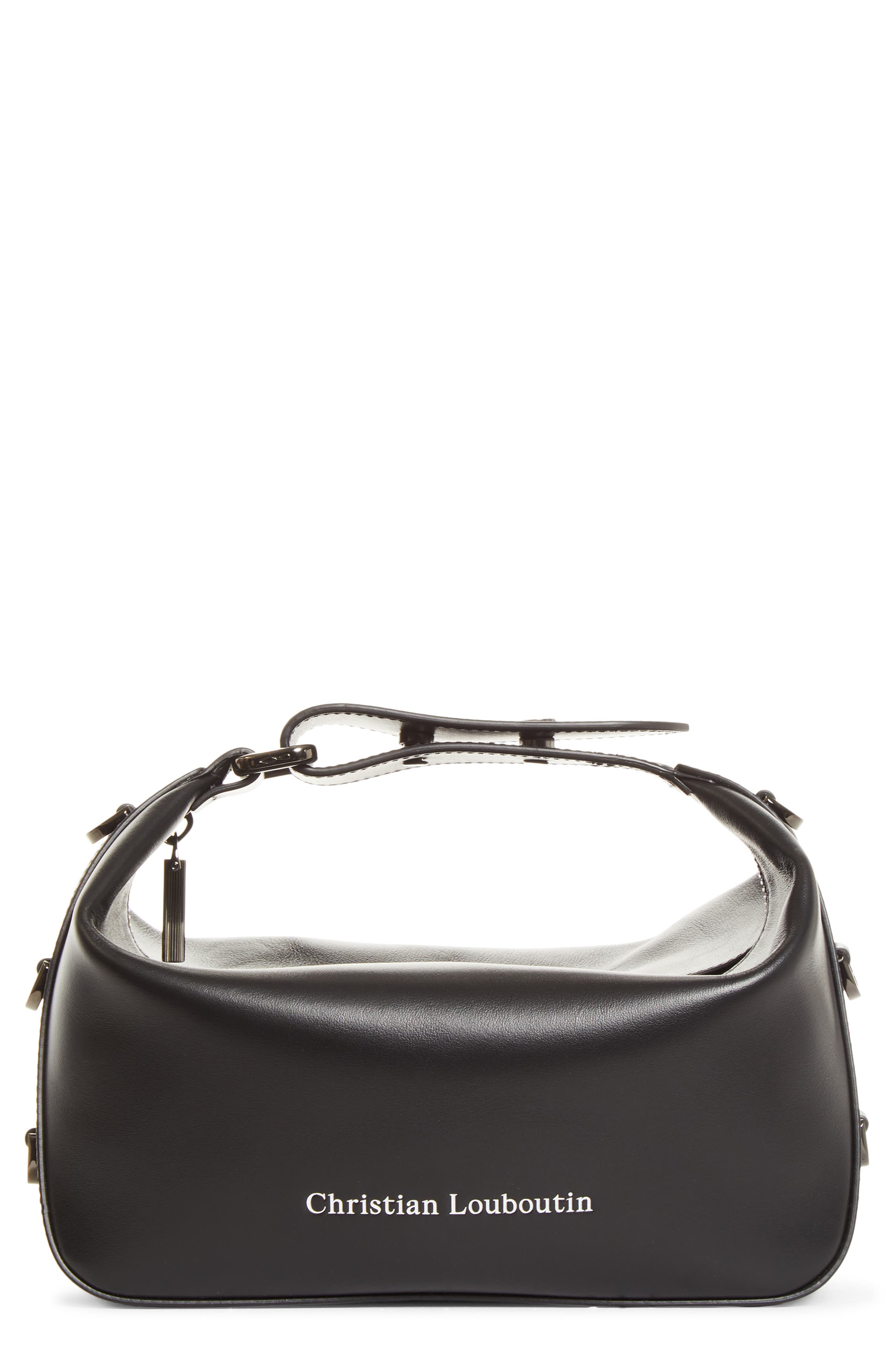 Kosmica Leather Dopp Pouch, Main, color, BK01 - BLACK