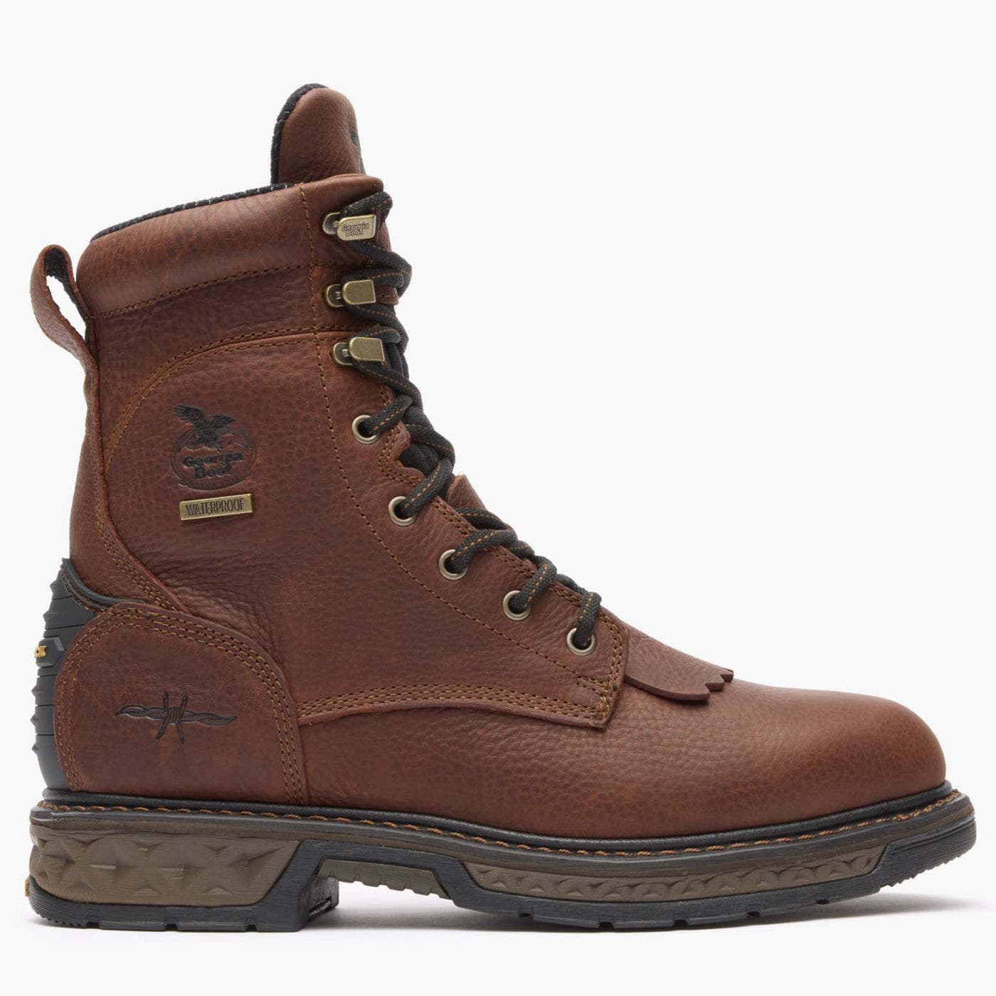 Georgia Boot Carbotec Lt Lacer Work Boot, Main, color, Brown