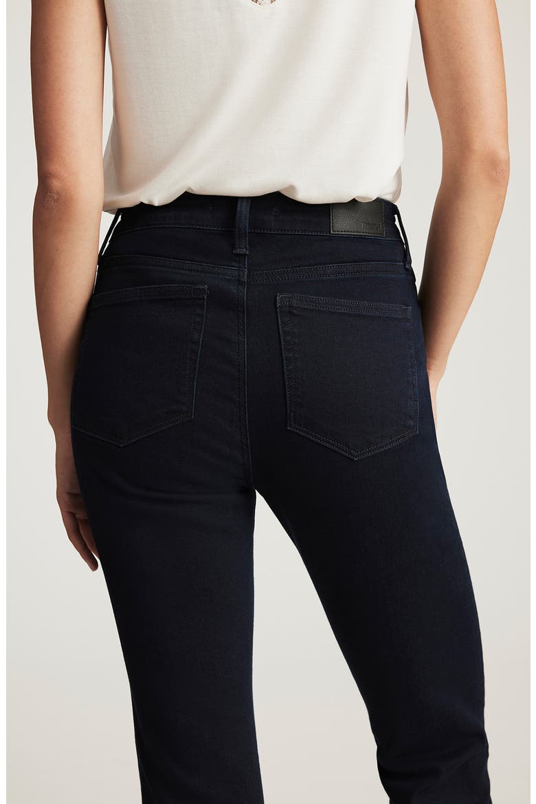 Anika Mid Waist Crop Flare Jeans, Alternate, color, INK FLEX BLUE
