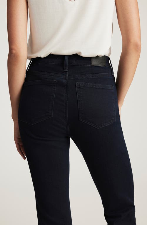 Mavi Jeans Anika High Waist Crop Flare Jeans In Black