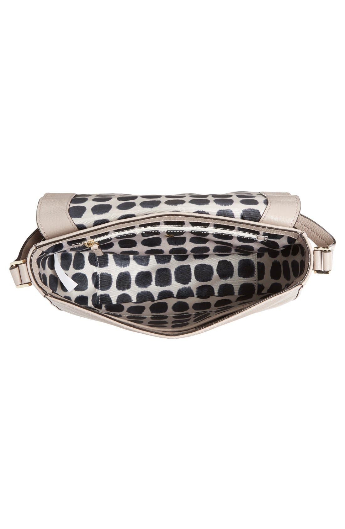 Kate Spade New York 'spencer court - lavinia' leather & suede crossbody bag, Alternate, color, 