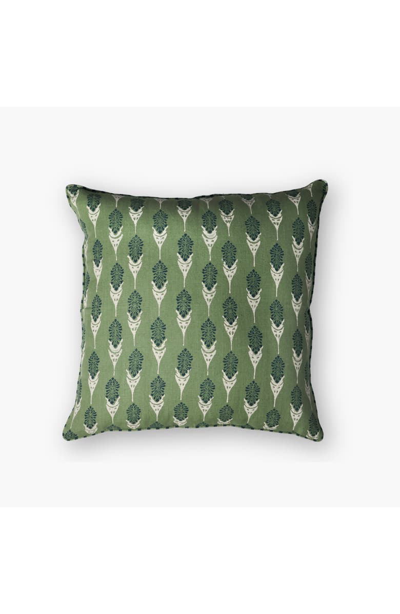 Banyan & Birch Bahaar Throw Pillow Cover, Main, color, Oil Green