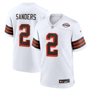 Nike Men's Nike Shedeur Sanders White Cleveland Browns Alternate Game Jersey