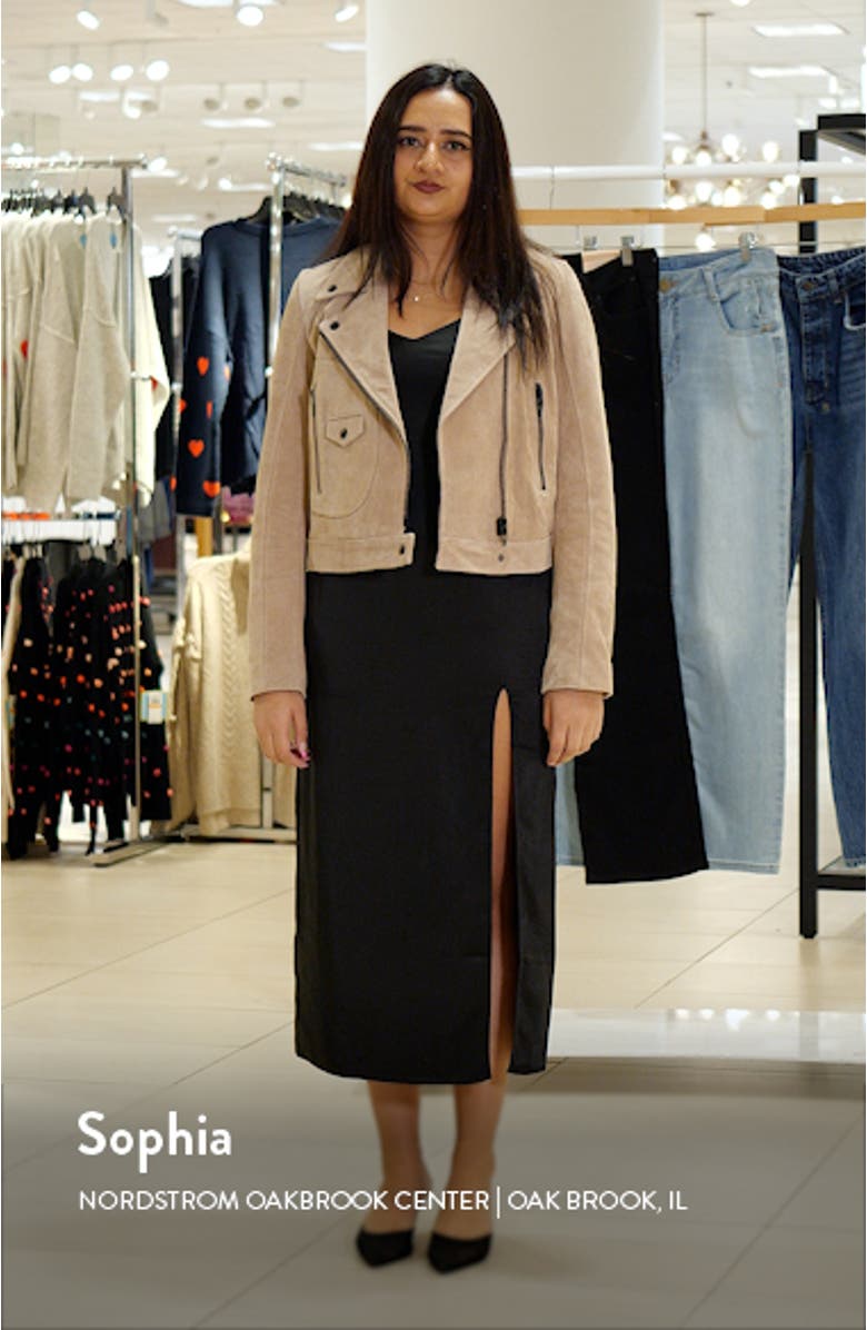 Suede Moto Jacket, sales video thumbnail