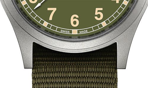 Hamilton Khaki Field Nato Strap Watch, 38mm In Green