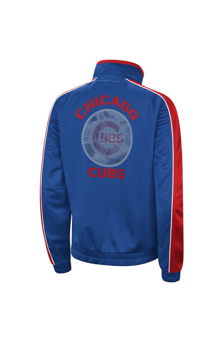 G-III 4HER BY CARL BANKS Women's G-III 4Her by Carl Banks Royal Chicago Cubs Gamer Full-Zip Track Jacket, Alternate, color, 