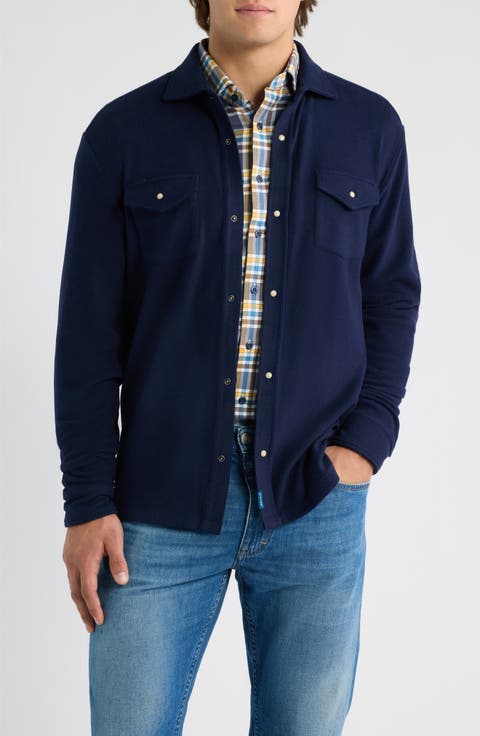 York Long Sleeve Snap Overshirt