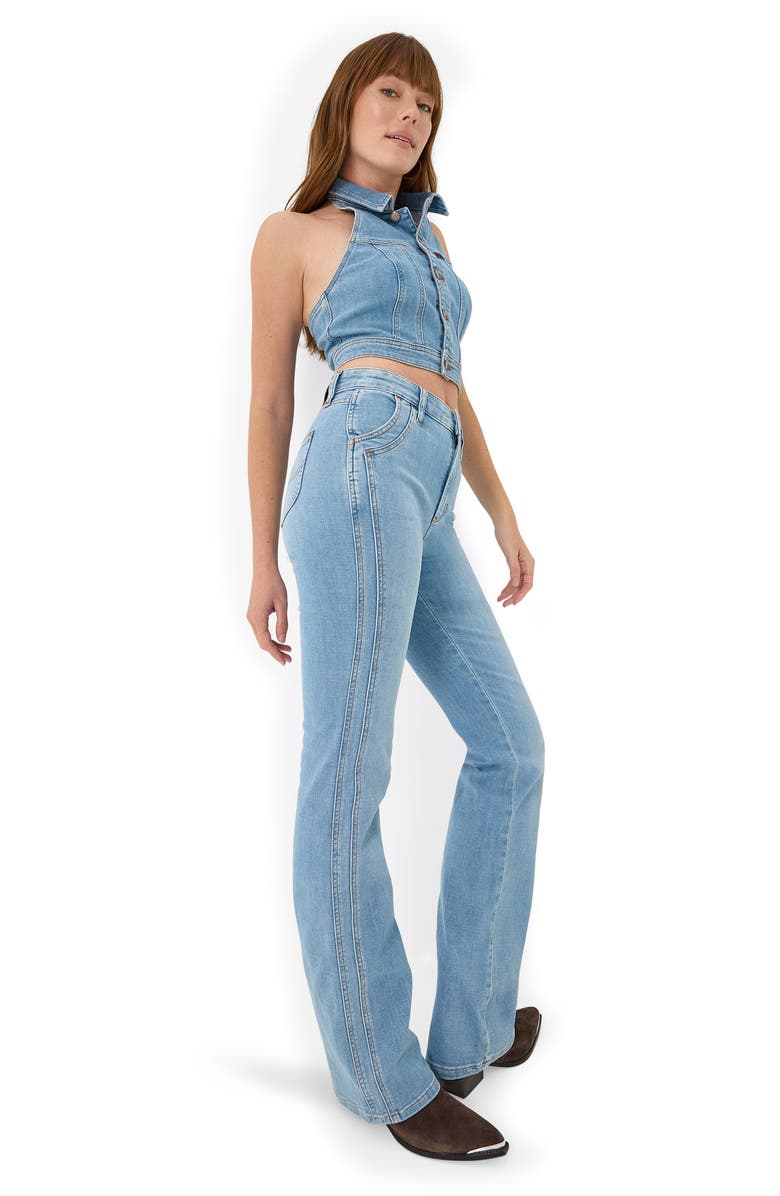 Lee High Waist Bootcut Jeans, Alternate, color, Minor Key
