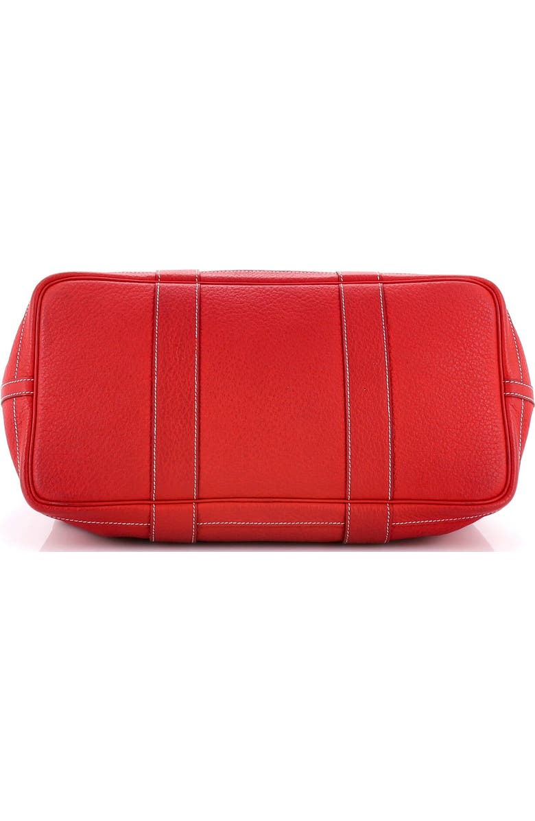 Pre-Owned Hermes Garden Party Tote Leather 36, Alternate, color, Rouge Casaque