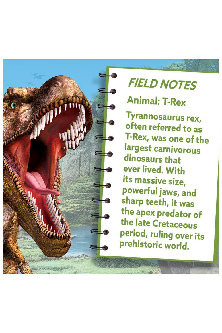 T-Rex 100 Piece Shaped Jigsaw Puzzle, Alternate, color, Multicolor