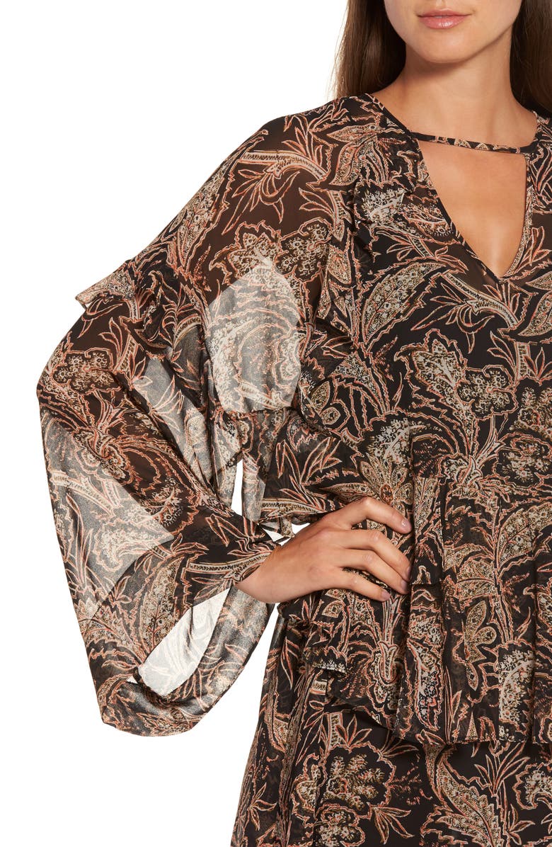 Chelsea28 Ruffle Layer Minidress, Alternate, color, 